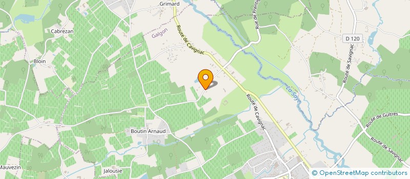 localisation de l'entreprise MONSIEUR JEAN YVES ELIE  GALGON