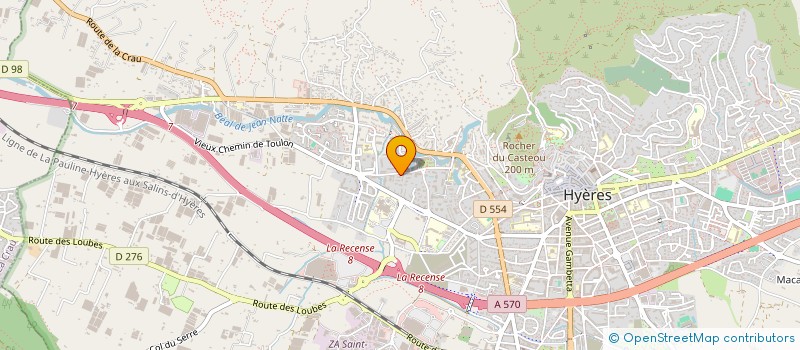 localisation de l'entreprise MONSIEUR JEAN-YVES ESPOSITO  HYERES