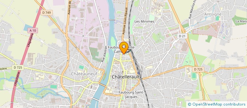 localisation de l'entreprise MONSIEUR JEAN-YVES ETOUARIA  CHATELLERAULT