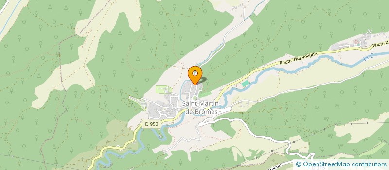 localisation de l'entreprise MONSIEUR JEAN-YVES FAVERO  GREOUX-LES-BAINS