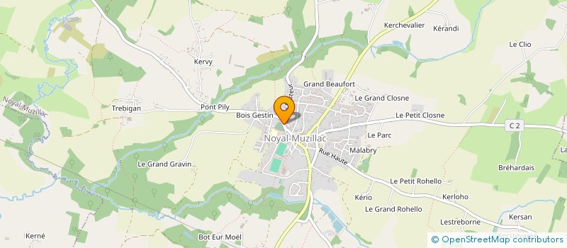 localisation de l'entreprise MONSIEUR JEAN-YVES FLOCH  NOYAL-MUZILLAC