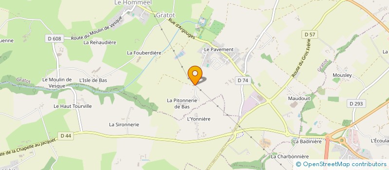 localisation de l'entreprise MONSIEUR JEAN-YVES FONTAINE à GRATOT