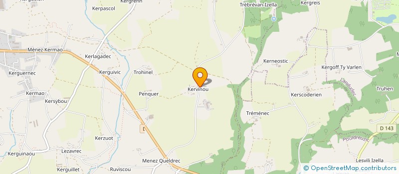 localisation de l'entreprise MONSIEUR JEAN-YVES GABELLIC  PLOZEVET