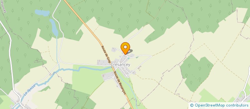 localisation de l'entreprise MONSIEUR JEAN-YVES GABIOT  CRESANCEY