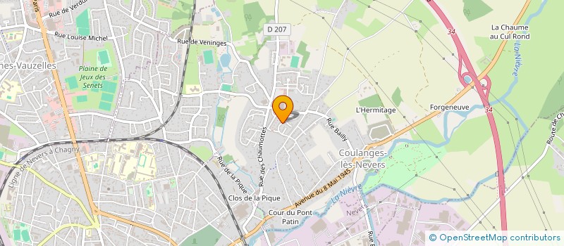 localisation de l'entreprise MONSIEUR JEAN-YVES GACHOT à COULANGES-LES-NEVERS