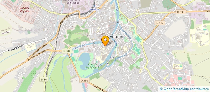 localisation de l'entreprise MONSIEUR JEAN-YVES GAILLARD à VERDUN