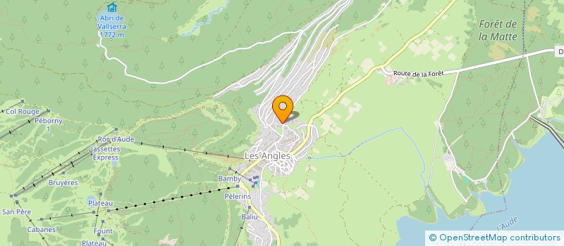 localisation de l'entreprise MONSIEUR JEAN-YVES GAL  LES ANGLES