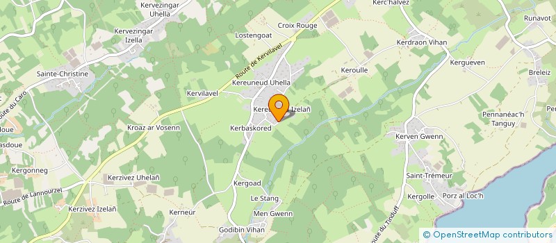 localisation de l'entreprise MONSIEUR JEAN YVES GALLIC  PLOUGASTEL-DAOULAS