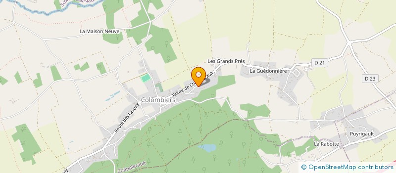 localisation de l'entreprise MONSIEUR JEAN-YVES GALLOU  CHATELLERAULT