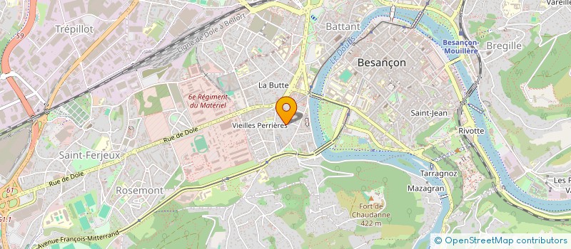 localisation de l'entreprise MONSIEUR JEAN-YVES GALMICHE à BESANCON