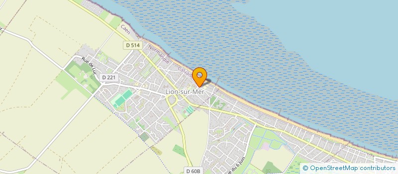 localisation de l'entreprise MONSIEUR JEAN-YVES GARNIER  LION-SUR-MER