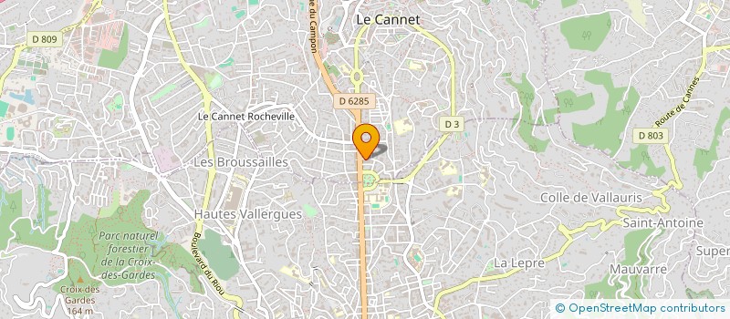 localisation de l'entreprise MONSIEUR JEAN YVES GASTAUD à LE CANNET