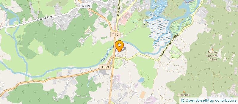 localisation de l'entreprise MONSIEUR JEAN-YVES GATE  PORTO-VECCHIO