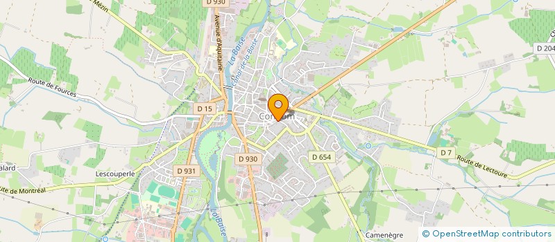 localisation de l'entreprise MONSIEUR JEAN-YVES GEISSER  CONDOM