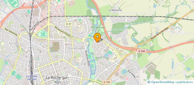 localisation de l'entreprise MONSIEUR JEAN YVES GIRARD à LA ROCHE-SUR-YON
