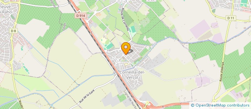 localisation de l'entreprise MONSIEUR JEAN-YVES GIRAUD  CORNEILLA-DEL-VERCOL