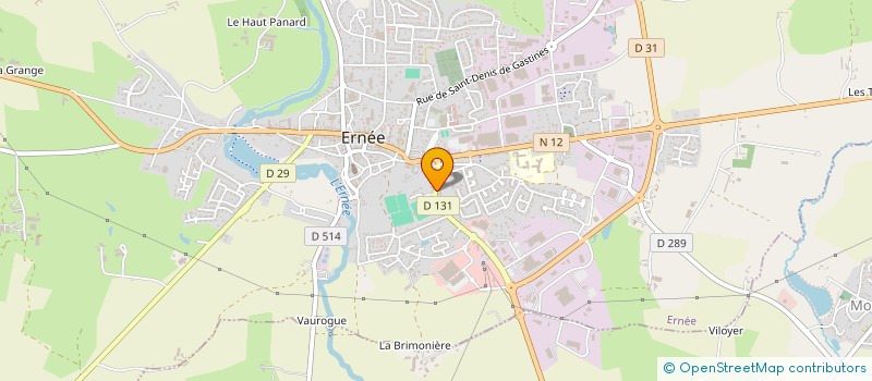 localisation de l'entreprise MONSIEUR JEAN-YVES GODEAU  ERNEE