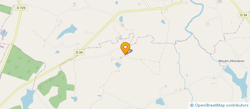 localisation de l'entreprise MONSIEUR JEAN-YVES GOUGEUIL  ASNIERES-SUR-BLOUR