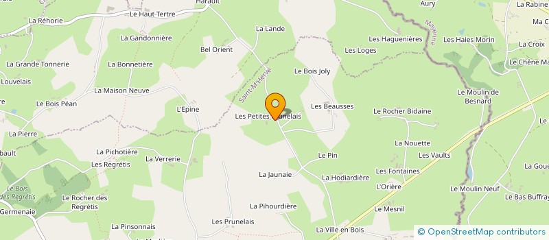localisation de l'entreprise MONSIEUR JEAN-YVES GRANGER à SAINT M'HERVE