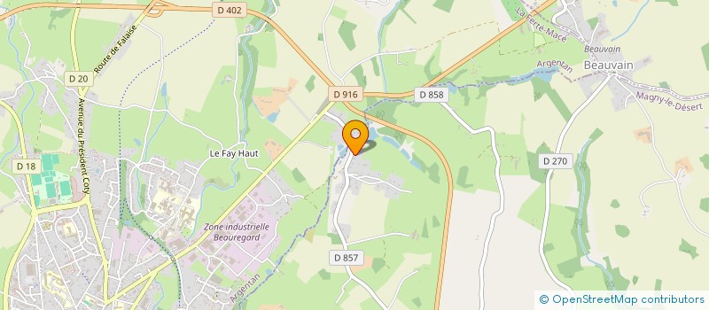 localisation de l'entreprise MONSIEUR JEAN-YVES GUESNEROT à LA FERTE MACE