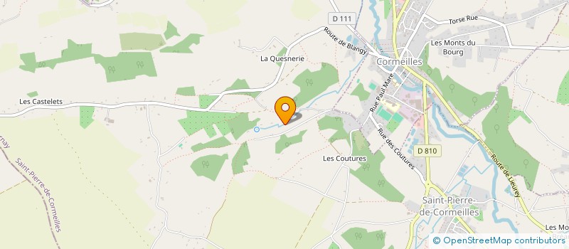 localisation de l'entreprise MONSIEUR JEAN-YVES GUEVELLO  SAINT-PIERRE-DE-CORMEILLES