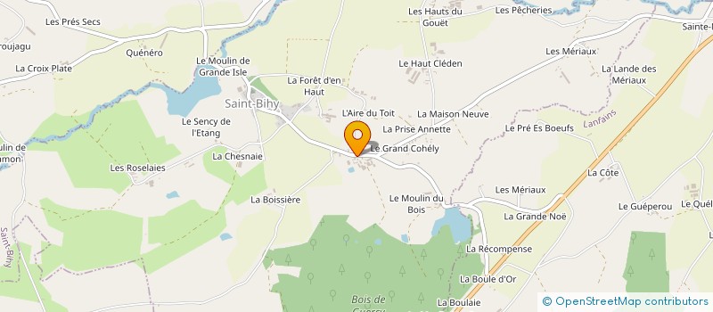 localisation de l'entreprise MONSIEUR JEAN-YVES GUILLEMOT  SAINT-BIHY