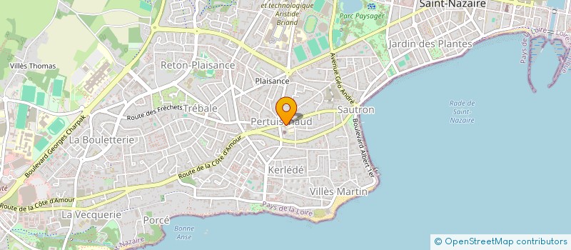 localisation de l'entreprise MONSIEUR JEAN-YVES HAMON  SAINT-NAZAIRE