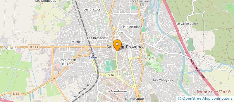 localisation de l'entreprise MONSIEUR JEAN YVES HANANY  SALON-DE-PROVENCE