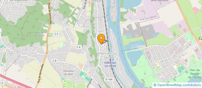 localisation de l'entreprise MONSIEUR JEAN-YVES HAUSSAIRE  VILLENNES-SUR-SEINE