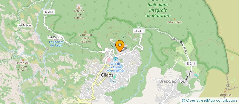 localisation de l'entreprise MONSIEUR JEAN YVES HOARAU à CILAOS