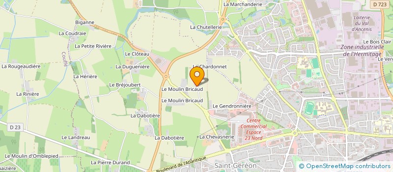 localisation de l'entreprise MONSIEUR JEAN-YVES HODE  VAIR-SUR-LOIRE