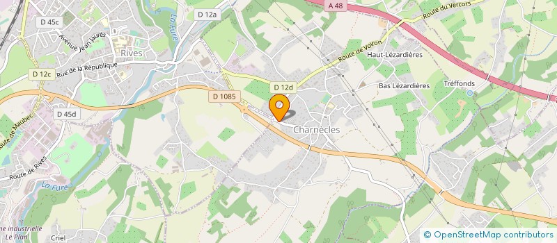 localisation de l'entreprise MONSIEUR JEAN YVES JACQUIN  CHARNECLES