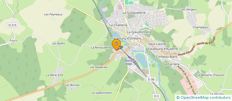 localisation de l'entreprise MONSIEUR JEAN-YVES JACQUOT  TOUCY