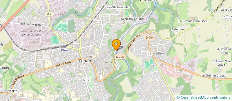 localisation de l'entreprise MONSIEUR JEAN-YVES JAMOTTE à DINAN