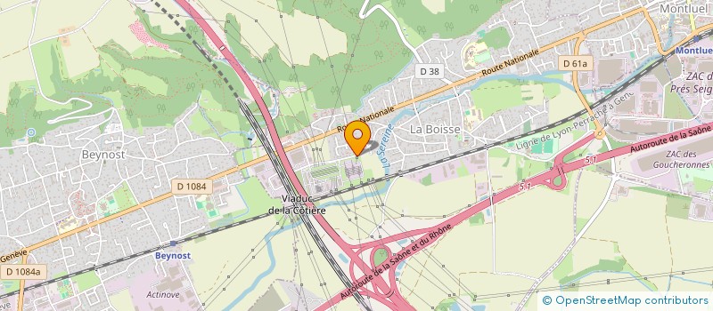 localisation de l'entreprise MONSIEUR JEAN-YVES JEANY  LA BOISSE