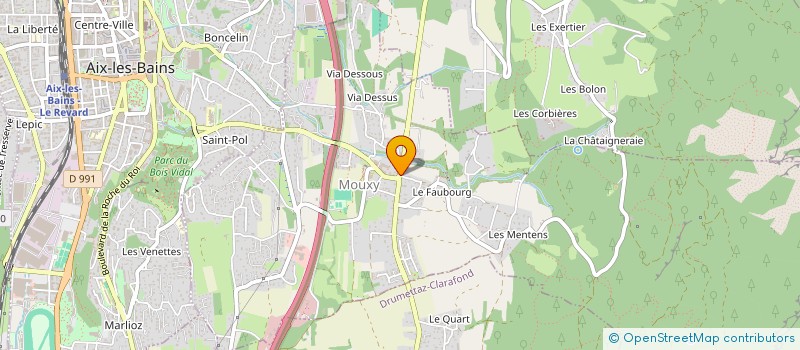 localisation de l'entreprise MONSIEUR JEAN YVES JOSNIN  MOUXY