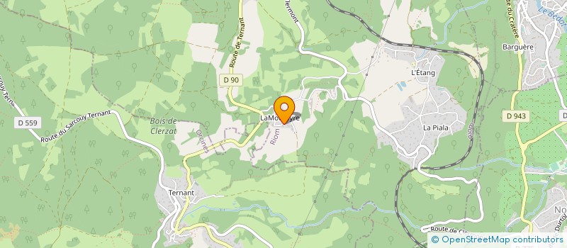 localisation de l'entreprise MONSIEUR JEAN YVES JOUAN  CHANAT-LA-MOUTEYRE