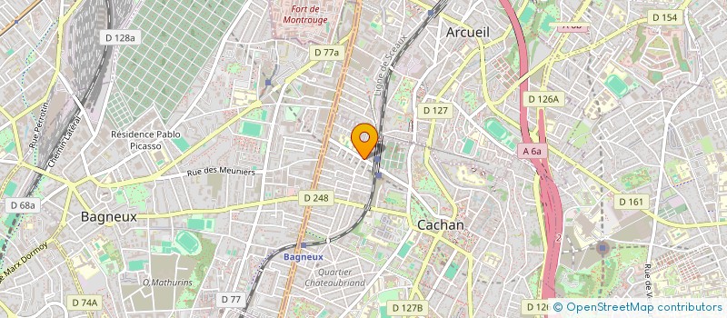 localisation de l'entreprise MONSIEUR JEAN-YVES JOUANNY  CACHAN