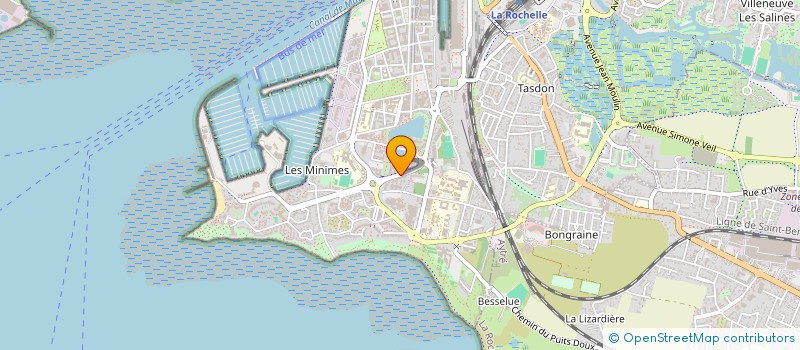 localisation de l'entreprise MONSIEUR JEAN-YVES LACHAMP  LA ROCHELLE
