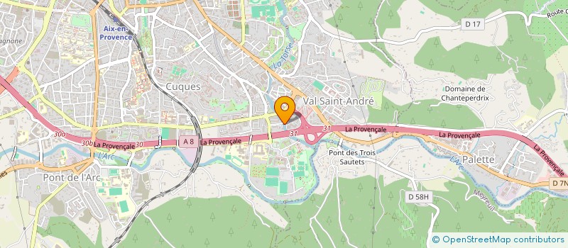 localisation de l'entreprise MONSIEUR JEAN-YVES LAFON  AIX EN PROVENCE