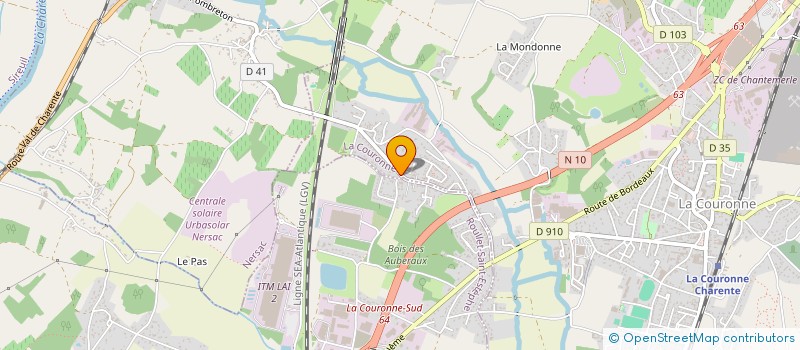 localisation de l'entreprise MONSIEUR JEAN-YVES LAGADEC à LA COURONNE