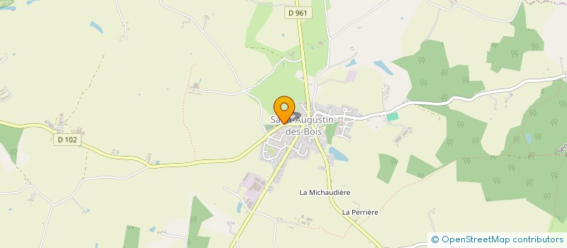 localisation de l'entreprise MONSIEUR JEAN-YVES LALANDE  SAINT-AUGUSTIN-DES-BOIS