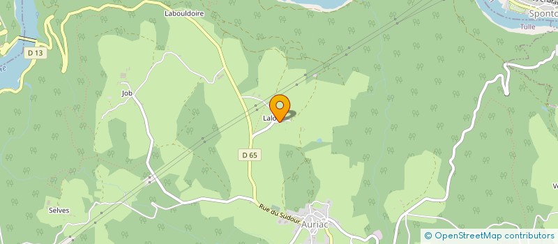 localisation de l'entreprise MONSIEUR JEAN YVES LAPEYRE  AURIAC