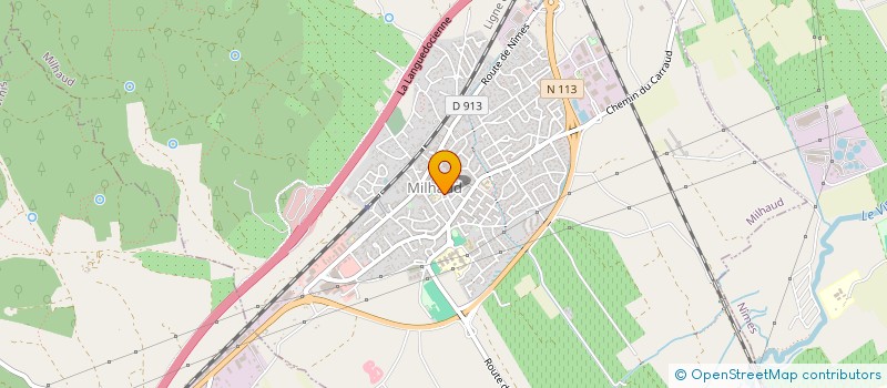 localisation de l'entreprise MONSIEUR JEAN-YVES LARROUMETS  MILHAUD