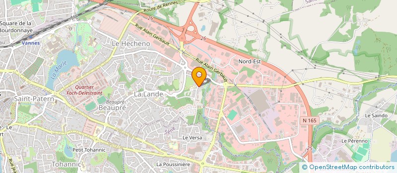 localisation de l'entreprise MONSIEUR JEAN-YVES LE CRAS à VANNES