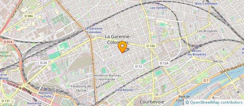 localisation de l'entreprise MONSIEUR JEAN YVES LE GAFFRIC à LA GARENNE-COLOMBES