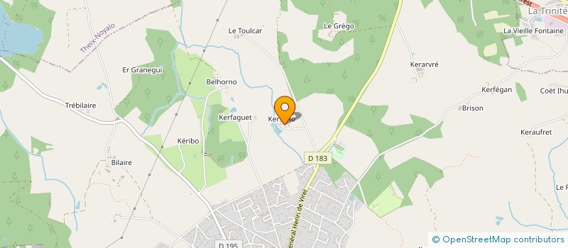 localisation de l'entreprise MONSIEUR JEAN-YVES LE GAL  SURZUR