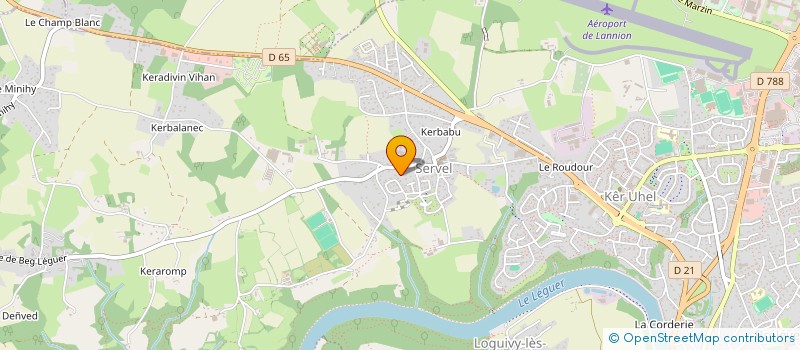 localisation de l'entreprise MONSIEUR JEAN YVES LE PENNEC  LANNION