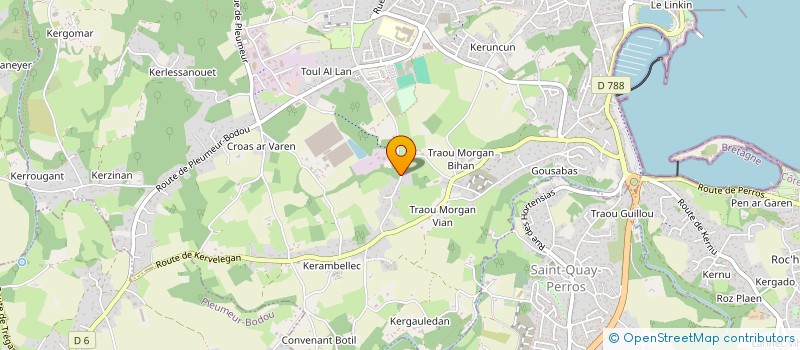 localisation de l'entreprise MONSIEUR JEAN YVES LE SECH  SAINT-QUAY-PERROS