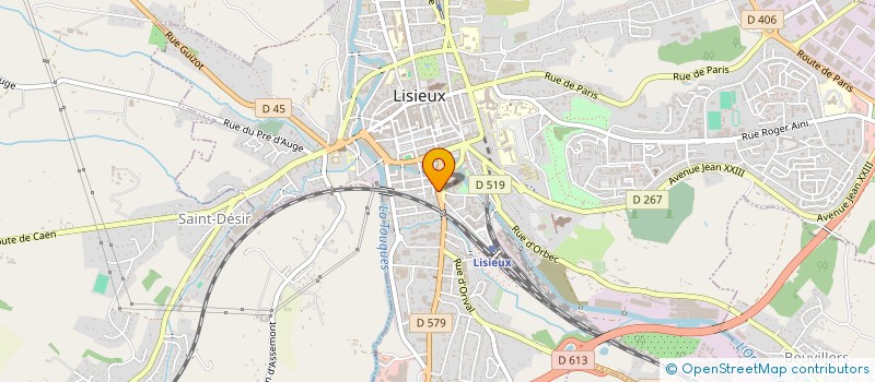 localisation de l'entreprise MONSIEUR JEAN-YVES LEBEC à LISIEUX